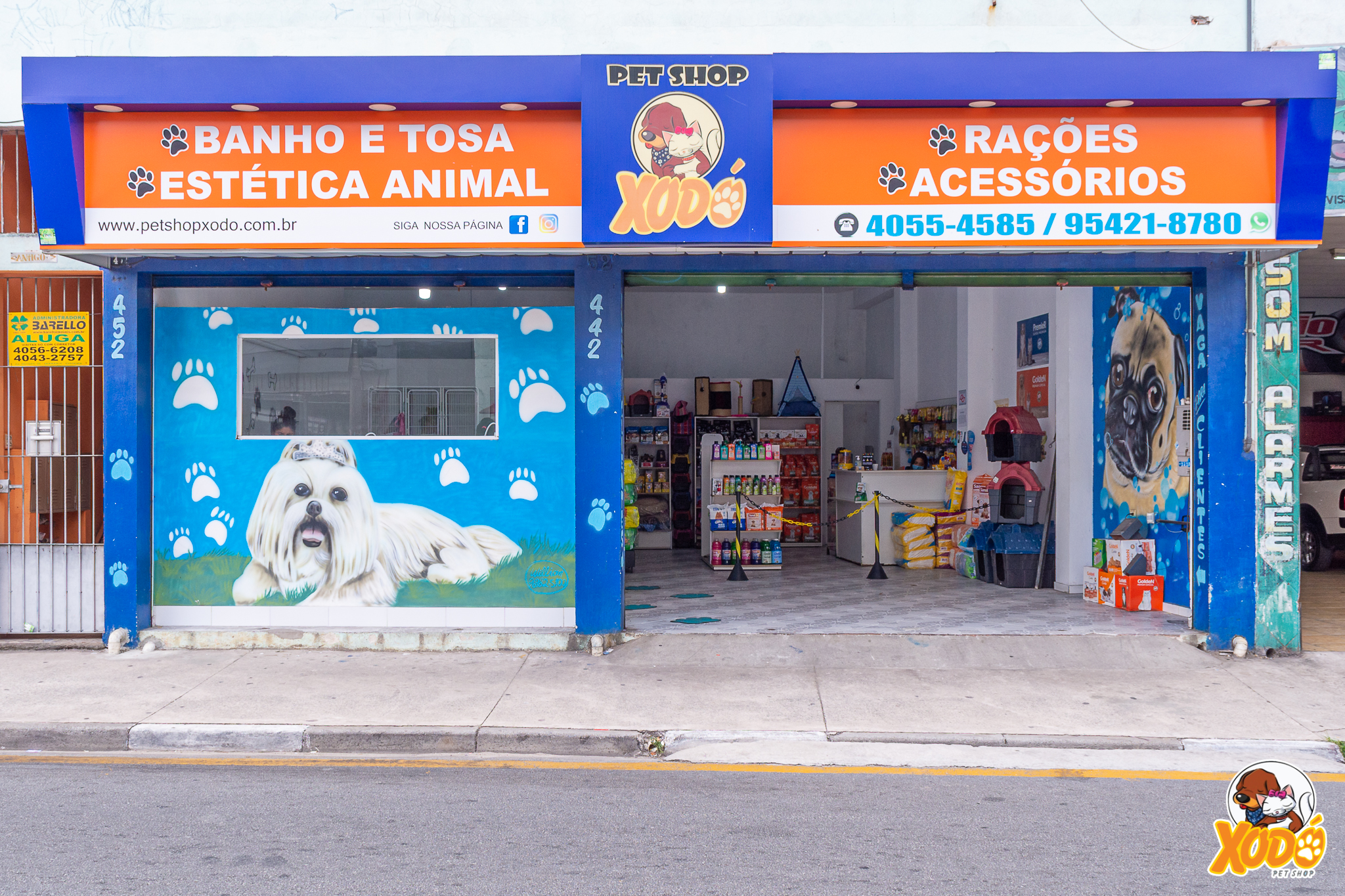 Banho e tosa no Pet Shop Xodó em Diadema